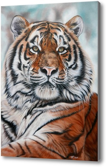 Репродукция картины Тигр. Картина маслом на холсте Тигр