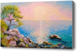 Картина Рассвет на Крымском побережье