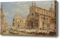 Картина Венеция, Площадь Сан-Джованни и Паоло