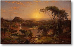 Картина Летнее озеро Антарио