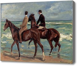 Картина Два всадника на пляже