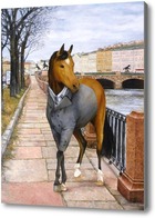 Картина Конь в пальто