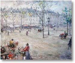 Картина Площадь в Париже