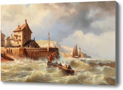 Купить картину Бурные моря от Малого порта