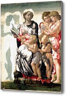 Картина Мадонна с ребенком, Святым Иоанном и ангелами