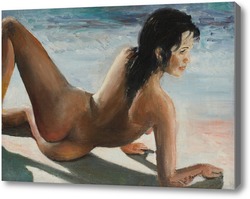 Картина Девушка на берегу