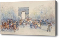 Картина Елисейские поля, Париж