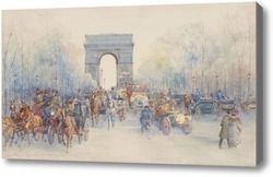 Картина Елисейские поля, Париж