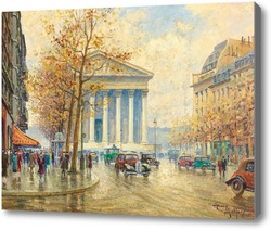 Картина Площадь Мадлен, Париж