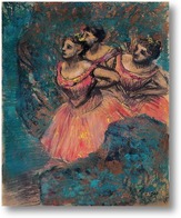Картина Три танцовщицы в красном