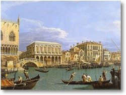 Картина Вид на Рива-дельи, Венеция
