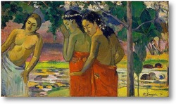 Картина Три таитянские женщины