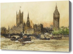 Картина Дом парламента на Темзе