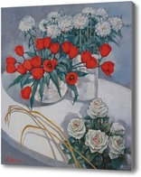 Купить картину Красные тюльпаны