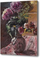 Картина Хризантемы и розы