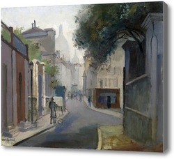 Купить картину Парижская уличная сцена