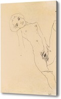 Картина Обнаженная девушка, 1910