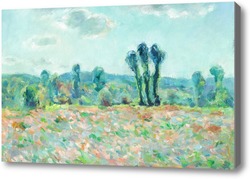 Картина Клод Моне. Утро, поле в Живерни ( копия)