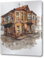 Картина Старый дом в Тбилиси