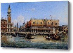 Картина Сан-Марко с Палаццо Дукале