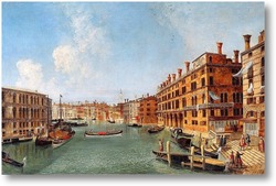 Картина Вид Венеции и Большого канала. Глядя на север с моста Риальто и 