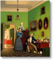 Картина Семья Вааге-Петерсен, 1830
