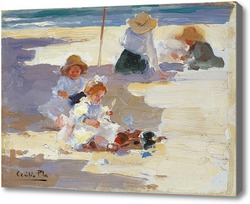 Картина Игры на пляже