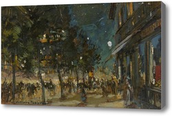 Картина Париж ночью