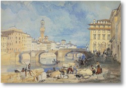 Картина Понте Санта Тринита.Флоренция