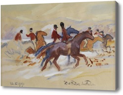 Картина Верховая езда