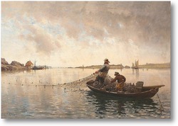 Купить картину Рыбаки