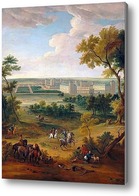 Картина Вид замка в Венсене близ парка