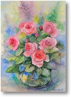 Купить картину Розовые розы