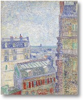Картина Вид на Париж с номера Винсента на улице Лепик