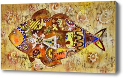 Картина Абстрактная рыба