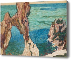 Картина Прибрежная сцена, Капри.