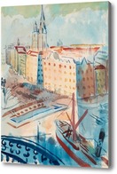 Картина Вид на Стокгольм