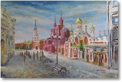 Картина Казанский собор и Никольская башня