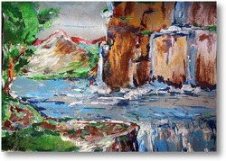 Картина Водопад