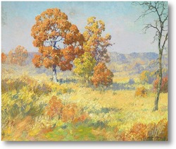 Картина Осенние дубы