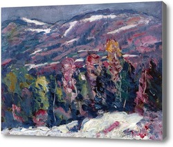 Картина Зимняя песня, 1908