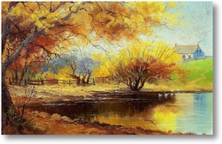 Картина Утиный пруд, Тасмания