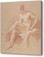 Картина Сидящая обнаженная, 1742