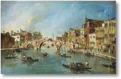 Картина Вид на Каннареджио канал, Венеция