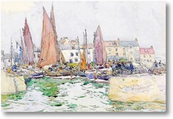 Картина Лодки с моллюсками
