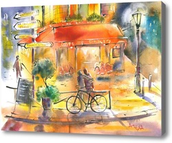 Картина Парижское кафе