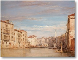 Купить картину Большой канал, Венеция.Вид на Реальто