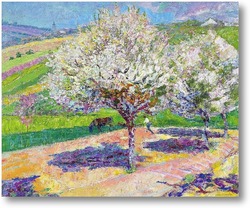 Картина Деревья в цвету