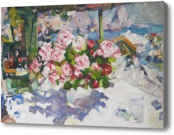 Картина Коровин.К. Розы.1912(авторская копия)