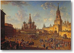Картина Красная площадь в Москве
